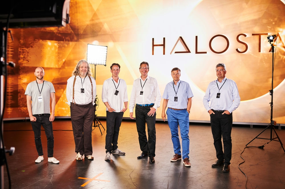 The founding partners of Halostage, left to right, Mathias Knöfler, Frank Govaere, Michael Brink, Erik Wolff, Ernst Feiler und Christian Pusch.